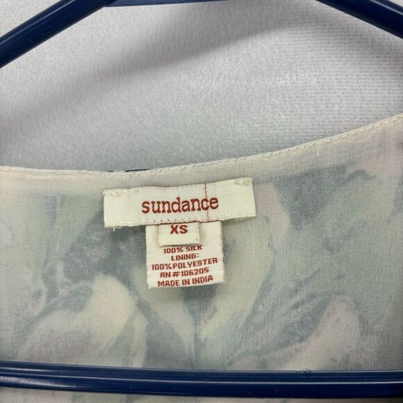 Sundance 100% Silk Sugarplum Garden Blouse Women’s XS Colorful Long Sleeve Top - Picture 4 of 11